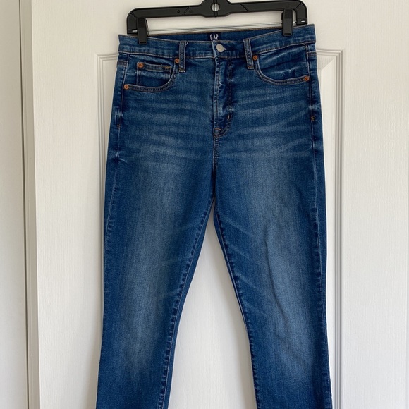 Medium blue GAP True Skinny high rise jeans - Picture 3 of 6